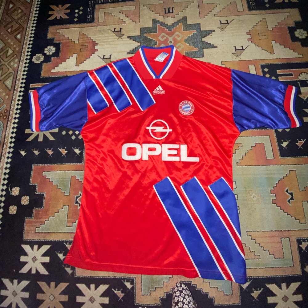 Adidas Bayern Munich Vintage 1993 1995 Home Soccer/Football Jersey